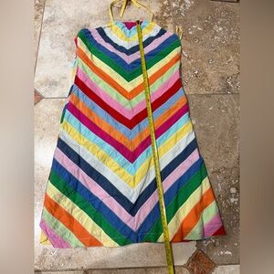 GAP Multicolor 100% Cotton Chevron Dress